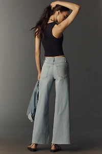 FRAME Le Slim Palazzo High-Rise Wide-Leg Jeans