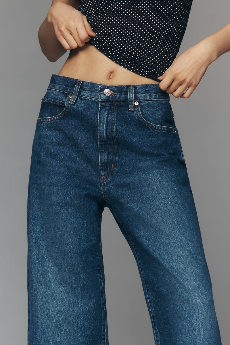 FRAME The Bow High-Rise Tapered Jeans