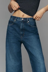 FRAME The Bow High-Rise Tapered Jeans