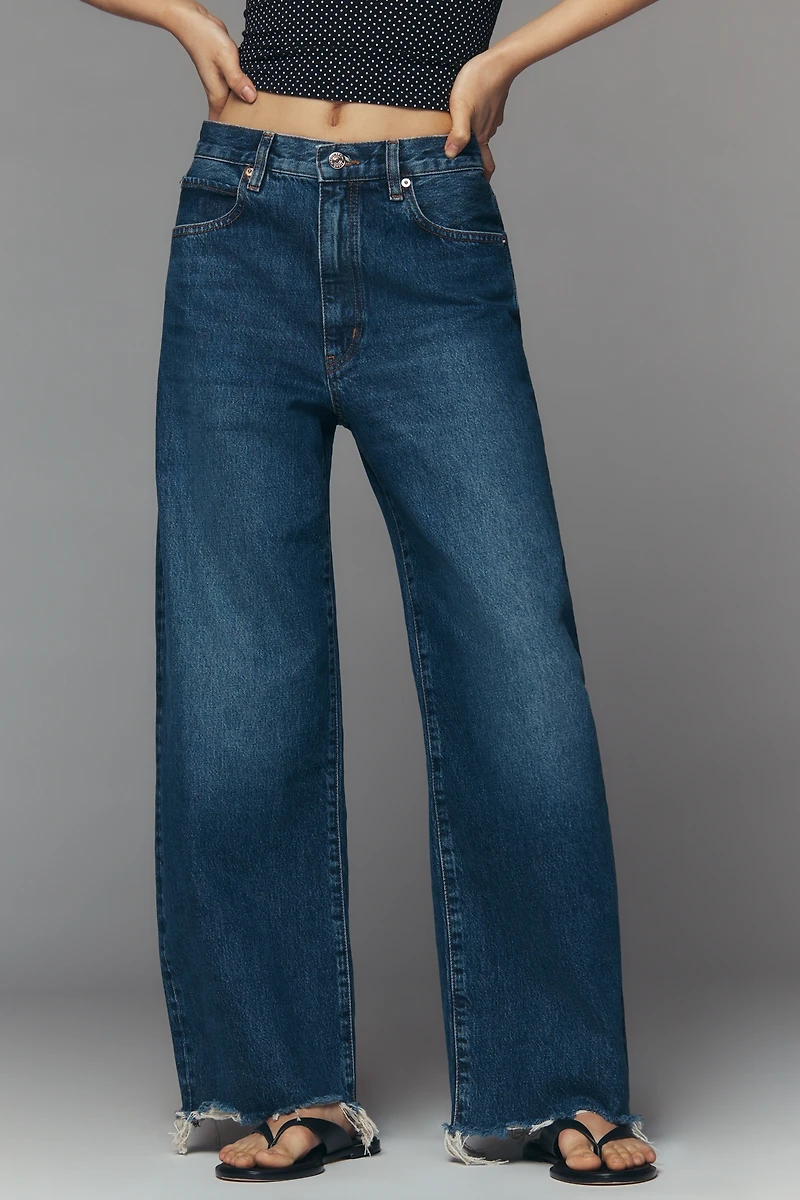 FRAME The Bow High-Rise Tapered Jeans