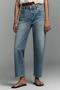FRAME The Essential High-Rise Straight-Leg Jeans