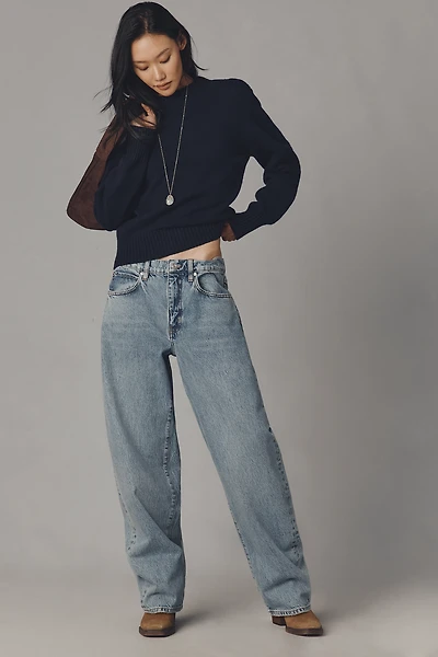 FRAME Low-Slung Low-Rise Barrel Jeans