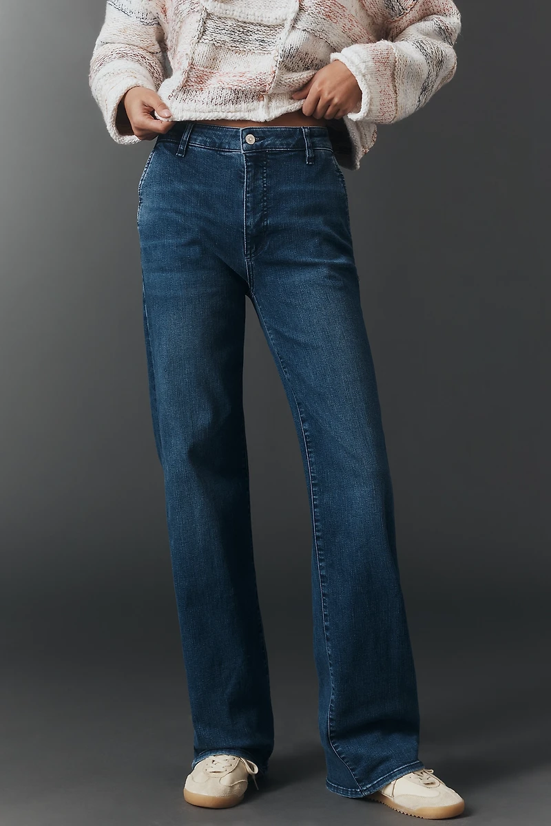 FRAME Straight Trouser High-Rise Straight-Leg Jeans