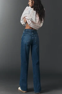 FRAME Straight Trouser High-Rise Straight-Leg Jeans