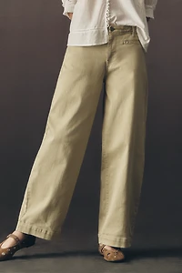 Maeve Low-Slung Tapered Slouch Jeans