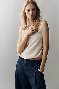 Pilcro High-Rise Wide-Leg Trouser Jeans