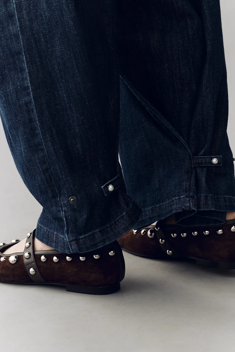 Pilcro High-Rise Wide-Leg Trouser Jeans