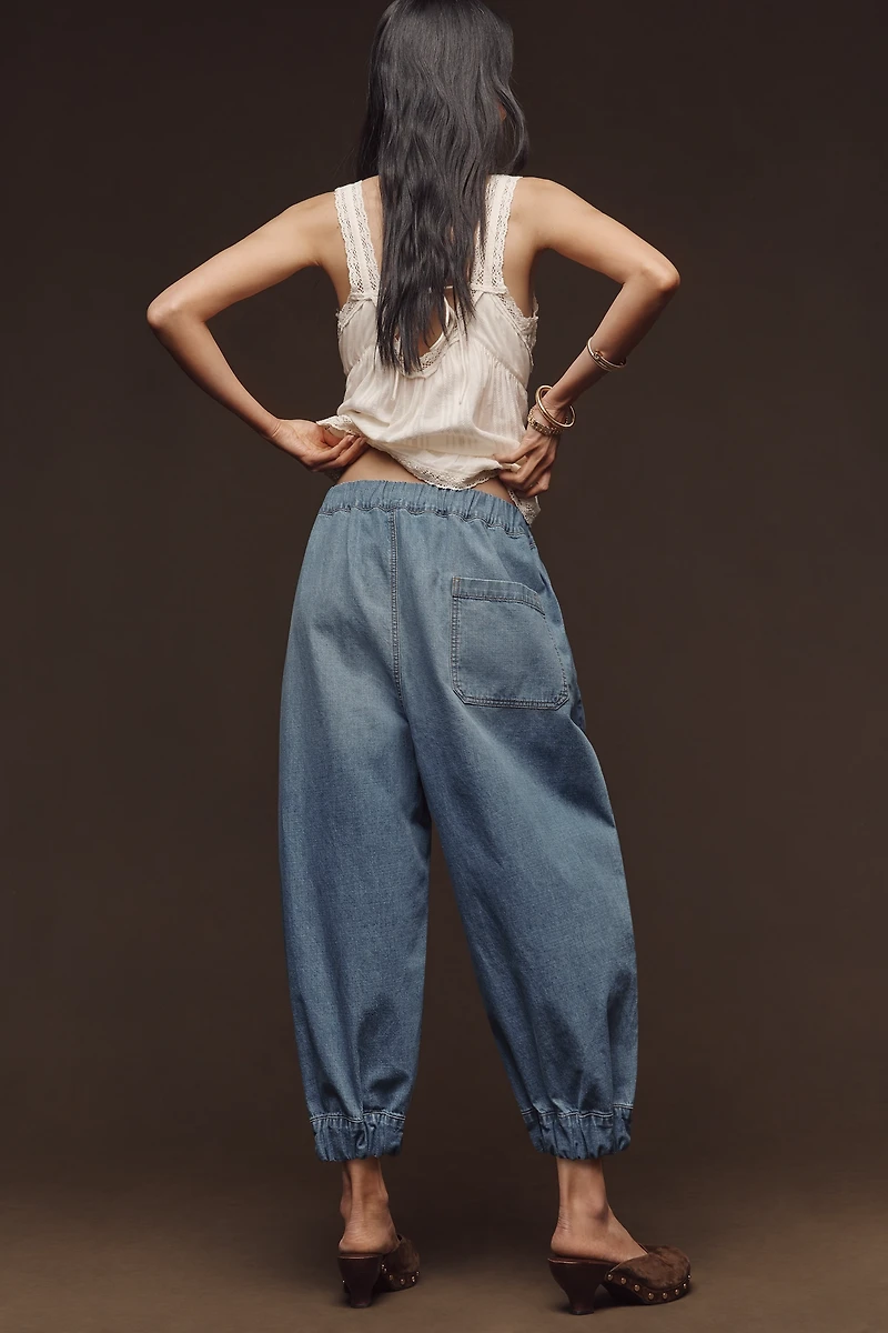 Pilcro High-Rise Crop Pull-On Jogger Jeans