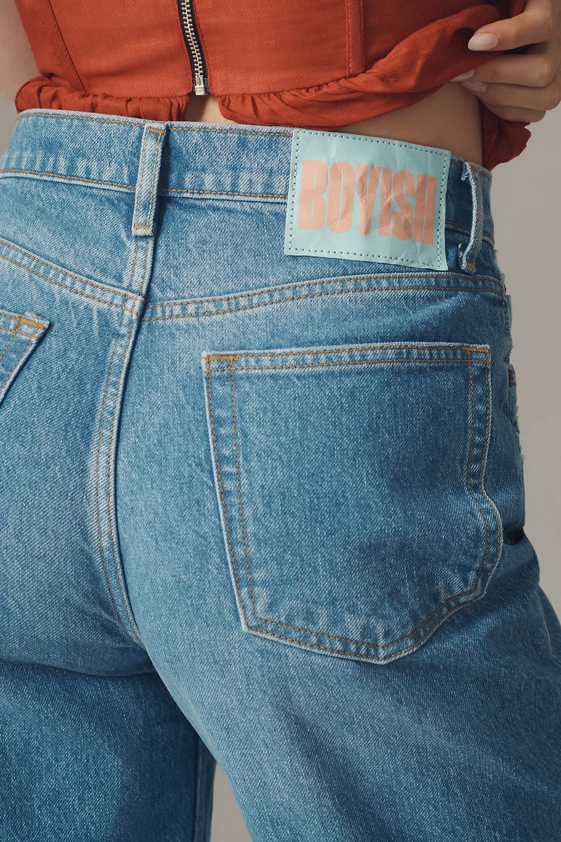 Boyish Ziggy High-Rise Relaxed Straight-Leg Jeans