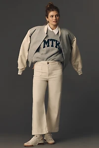 The Colette Crop Wide-Leg Jeans by Maeve