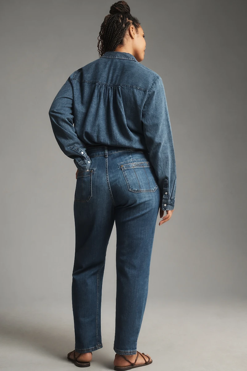 The Wanderer Mid-Rise Relaxed Jeans by Pilcro