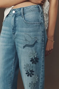 Pilcro Baggy Slim Boyfriend High-Rise Relaxed Jeans