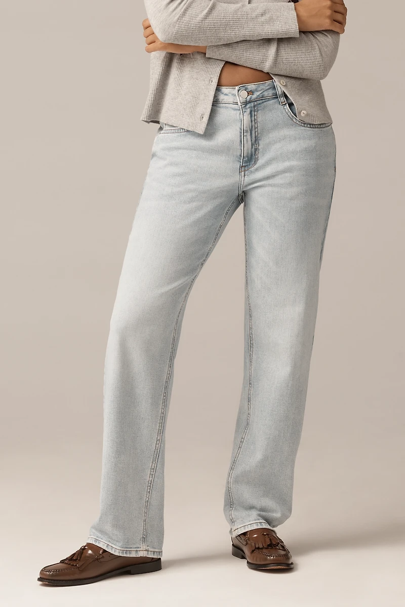 Pilcro The Curvy Baggy Boyfriend Mid-Rise Relaxed Jeans