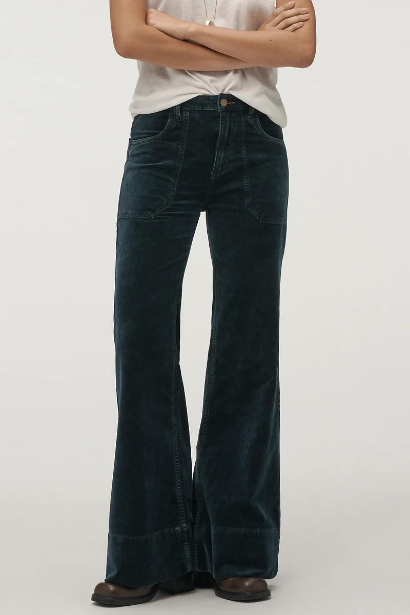 Pilcro Rylan High-Rise Flare Jeans