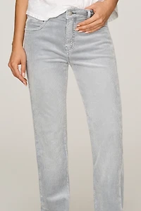 Pilcro Mid-Rise Straight Leg Corduroy Jeans