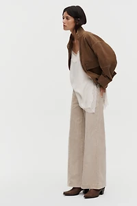 Pilcro Nico Mid-Rise Flare Jeans