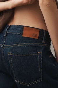 EB Denim Low-Rise Baggy Wide-Leg Jeans
