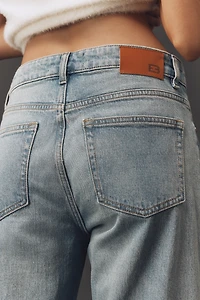 EB Denim Alida High-Rise Loose Bowed Jeans