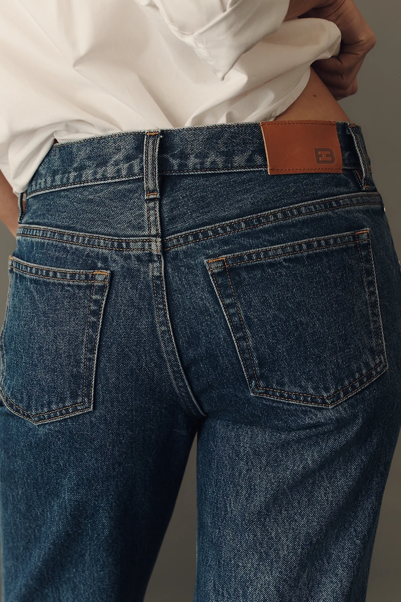 EB Denim Ariel Mid-Rise Wedgie Straight-Leg Jeans