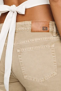 EB Denim Ariel Wedgie Mid-Rise Straight-Leg Jeans