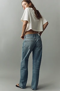 EB Denim Low-Rise Baggy Wide-Leg Jeans