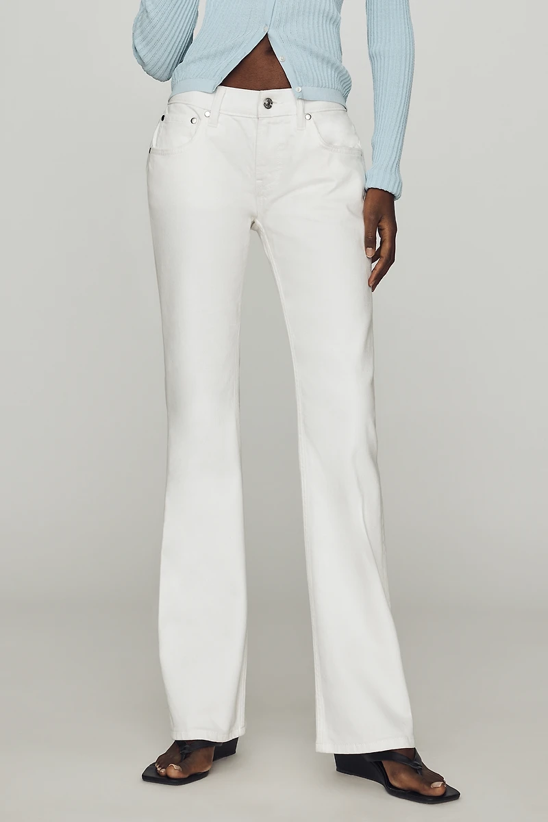 EB Denim Maria Slim Low-Rise Bootleg Jeans