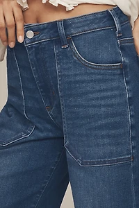 The Rylan Relaxed High-Rise Flare Jeans by Pilcro