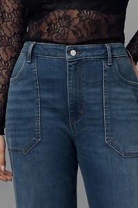 The Rylan Relaxed High-Rise Flare Jeans by Pilcro