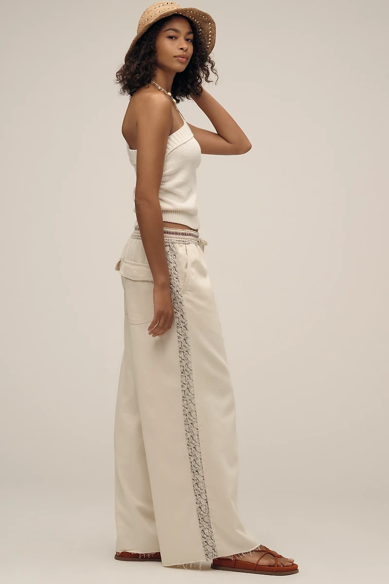 Pilcro The Surfer Drawstring Pull-On Jeans