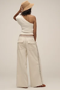 Pilcro The Surfer Drawstring Pull-On Jeans