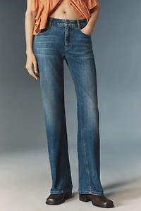Pilcro Low-Rise Flared Jeans