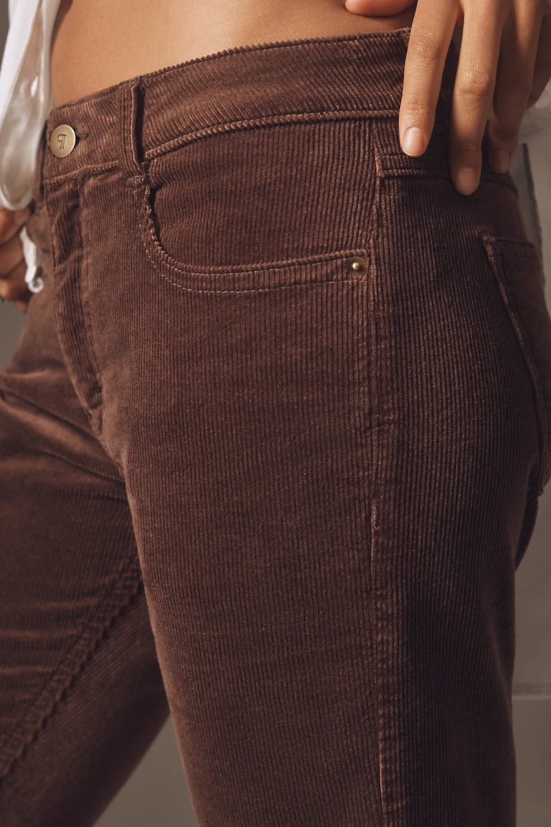 Pilcro Low-Rise Corduroy Flare Jeans