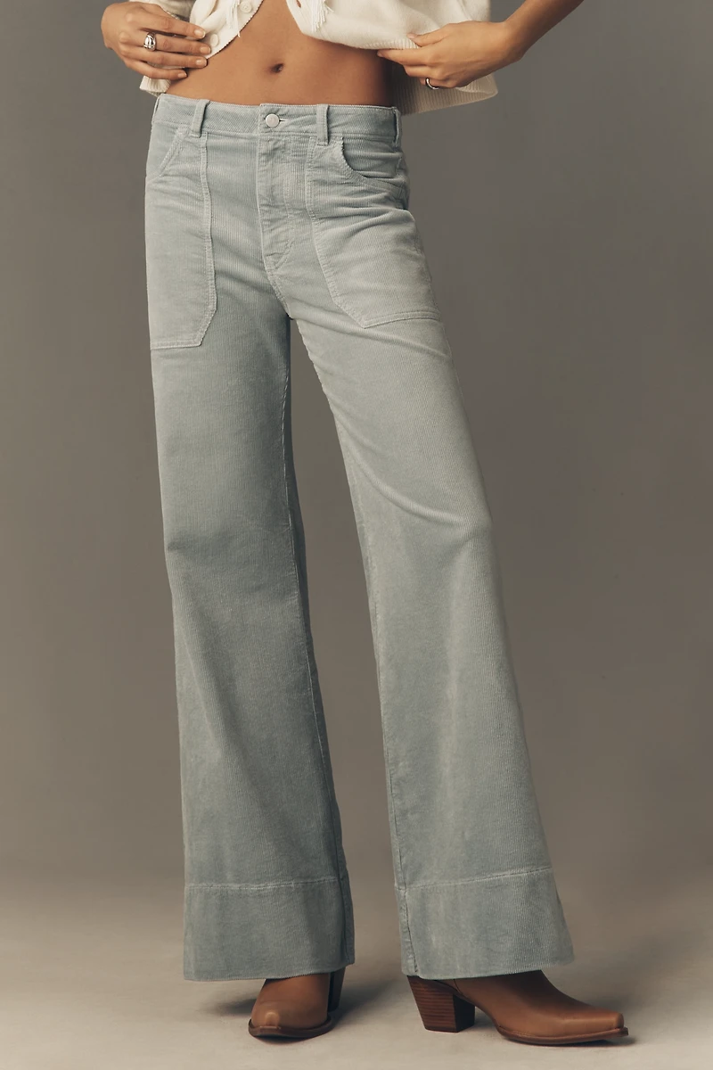 The Rylan High-Rise Flare Jeans by Pilcro: Corduroy Edition