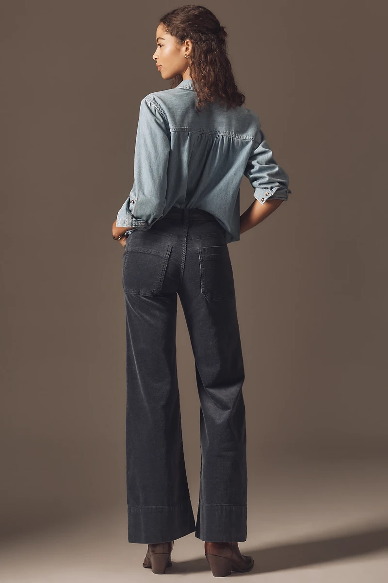 The Rylan High-Rise Flare Jeans by Pilcro: Corduroy Edition