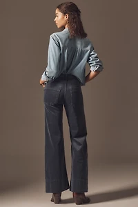 The Rylan High-Rise Flare Jeans by Pilcro: Corduroy Edition