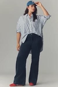 The Rylan High-Rise Flare Jeans by Pilcro: Corduroy Edition