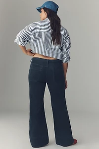 The Rylan High-Rise Flare Jeans by Pilcro: Corduroy Edition