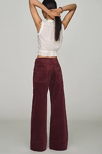 Rylan High-Rise Flare Jeans by Pilcro: Corduroy Edition