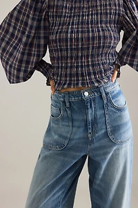 The Jenna Mid-Rise Relaxed Jeans by Pilcro