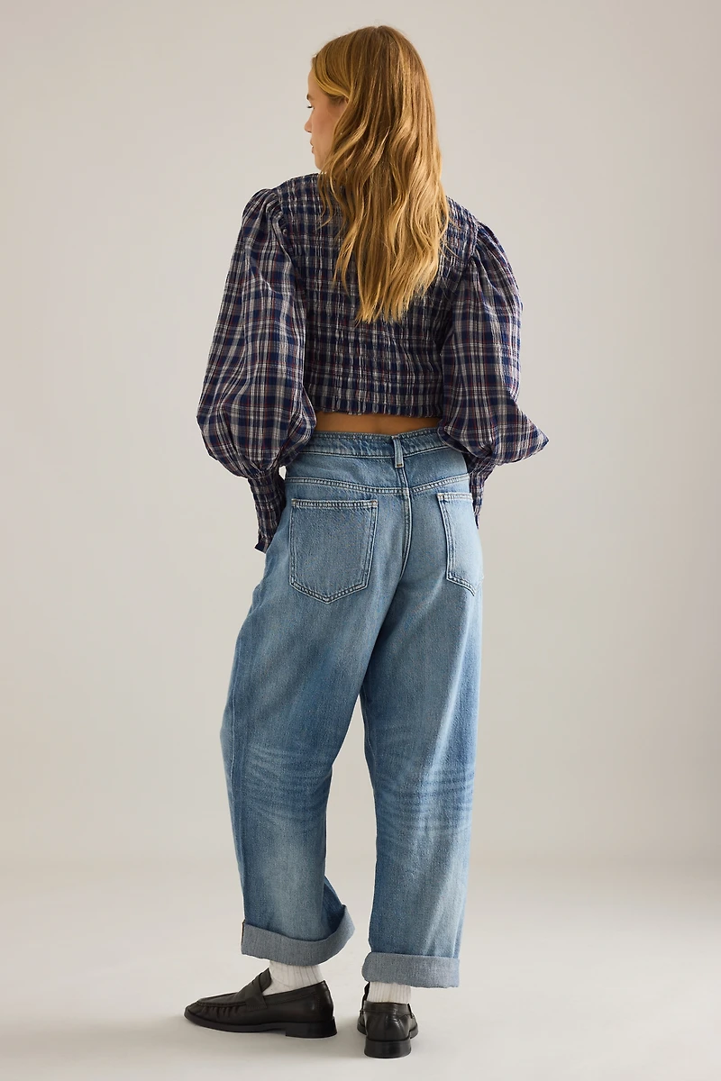 The Jenna Mid-Rise Relaxed Jeans by Pilcro