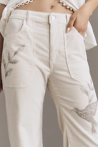 The Rylan Relaxed High-Rise Flare Pants by Pilcro
