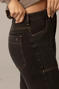The Rylan Curvy High-Rise Flare Jeans by Pilcro