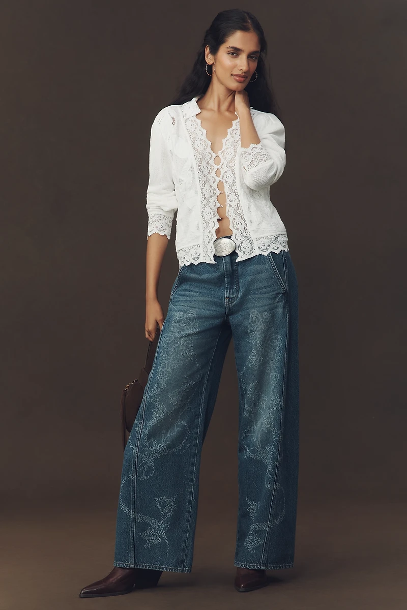 Pilcro High-Rise Tapered Jeans
