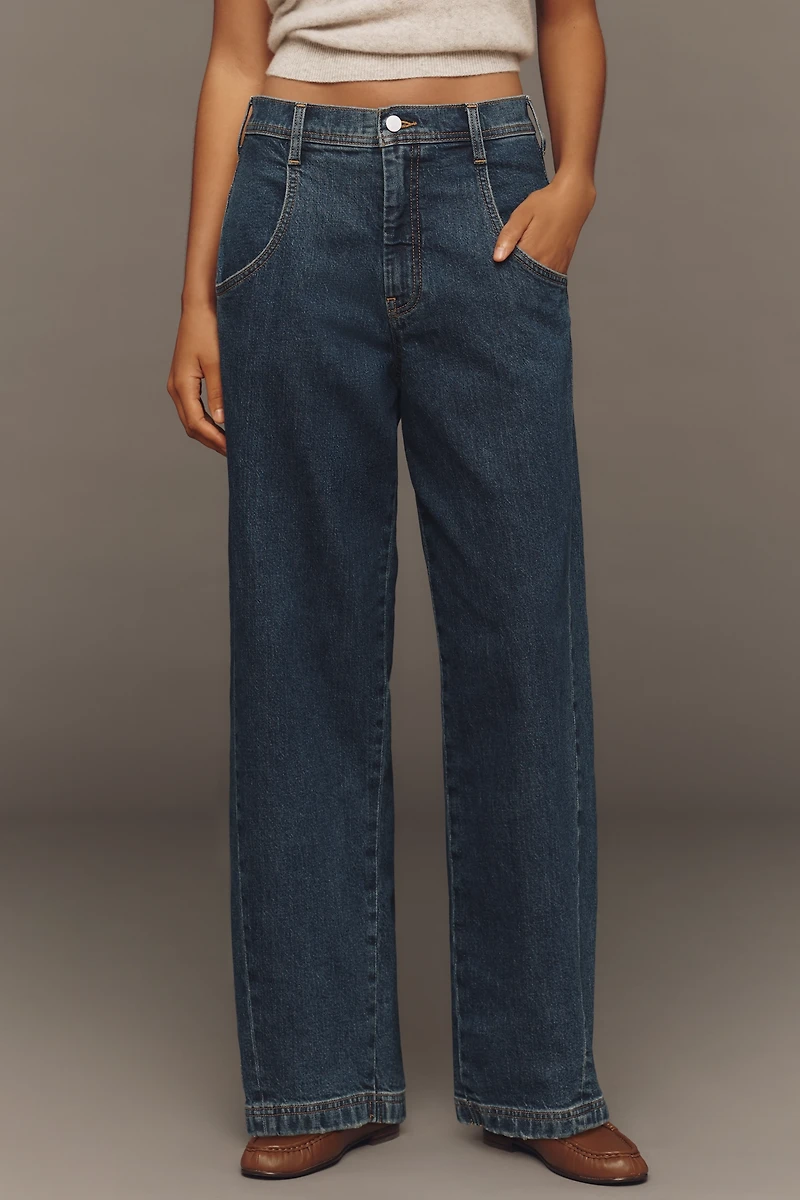 Pilcro Slouchy High-Rise Tapered Jeans