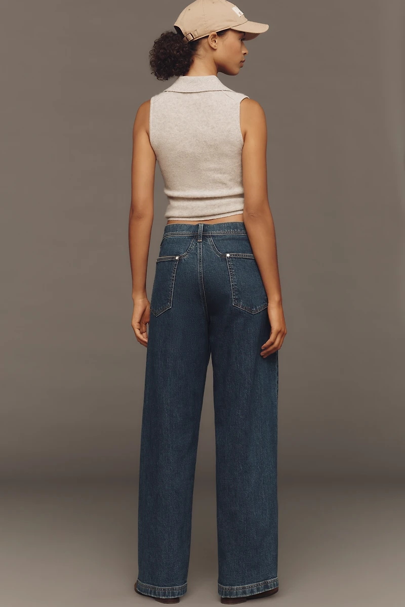 Pilcro Slouchy High-Rise Tapered Jeans