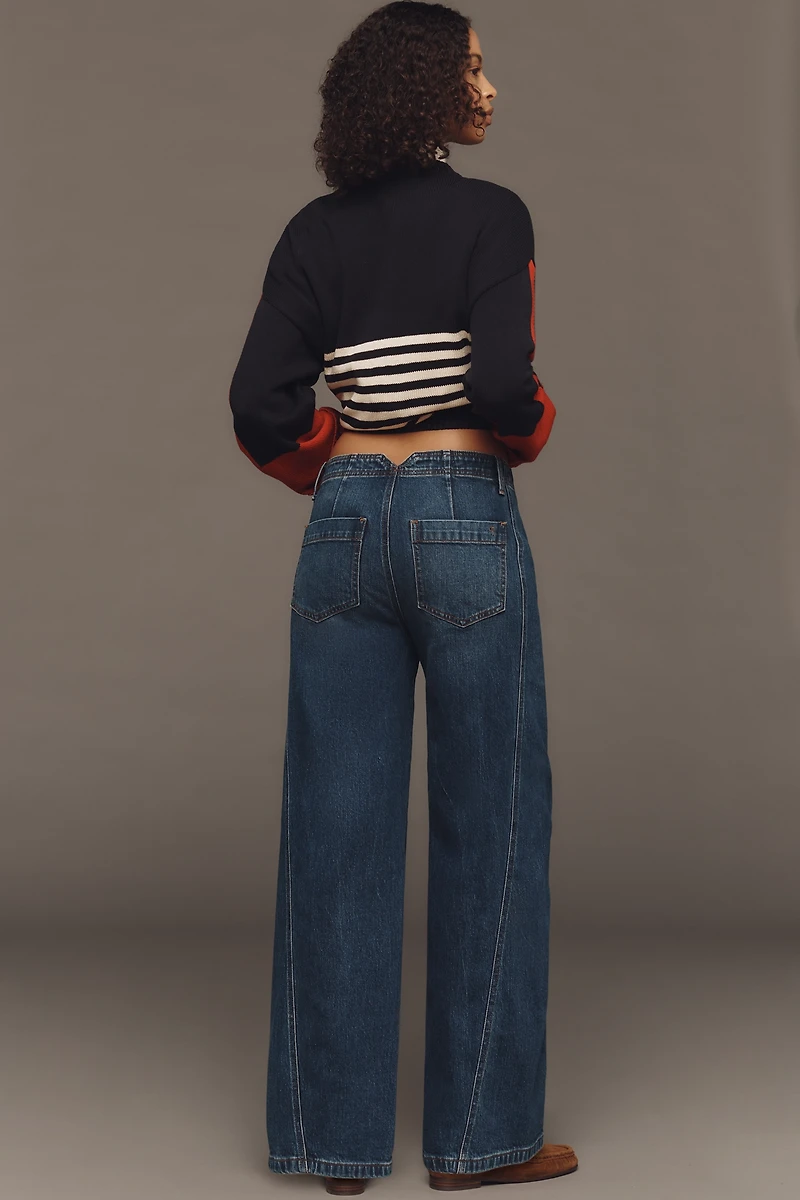 The Lex High-Rise Relaxed Tapered Jeans by Pilcro