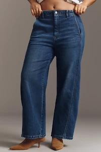 The Lex High-Rise Relaxed Tapered Jeans by Pilcro