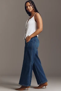 The Lex High-Rise Relaxed Tapered Jeans by Pilcro