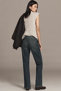 Pilcro Le Brun Low-Rise Bootcut Jeans