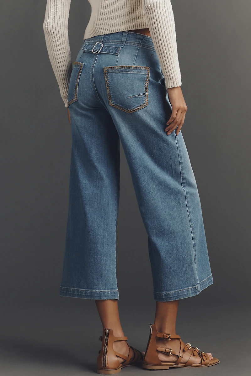 Pilcro Kit Trouser High-Rise Crop Wide-Leg Jeans